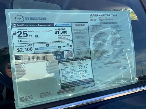 New 2025 MAZDA CX-5 AWD 2.5 S image 20