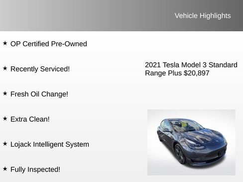 Used 2021 Tesla Model 3 Standard Range Plus image 4