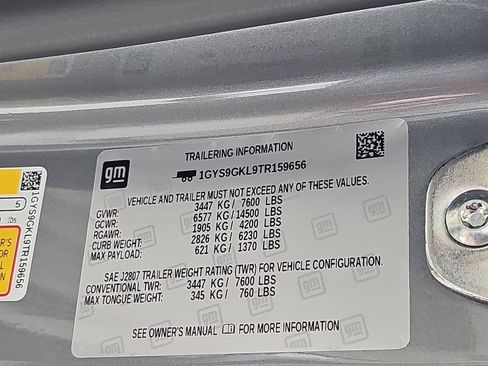 Certified 2026 Cadillac Escalade Platinum Sport w/ LPO, ONYX Package AWD/4WD image 36