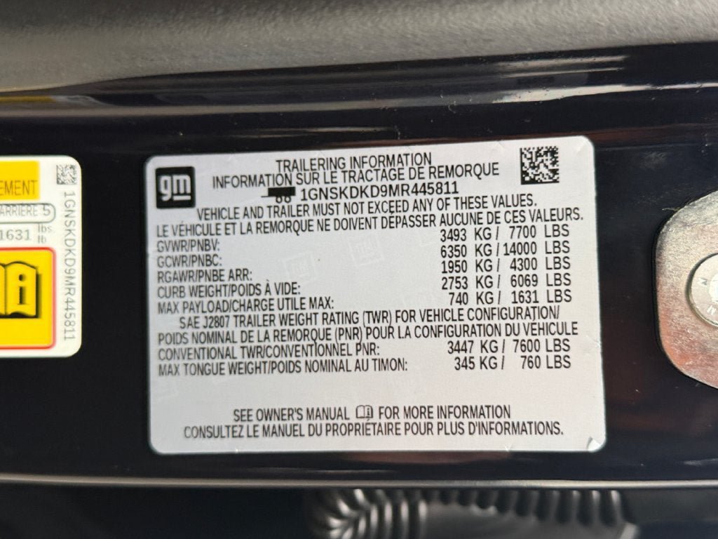 Used 2021 Chevrolet Suburban Z71 w/ Rear Media and Nav Package AWD/4WD image 37