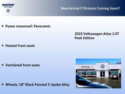 New 2025 Volkswagen Atlas Peak Edition SE
