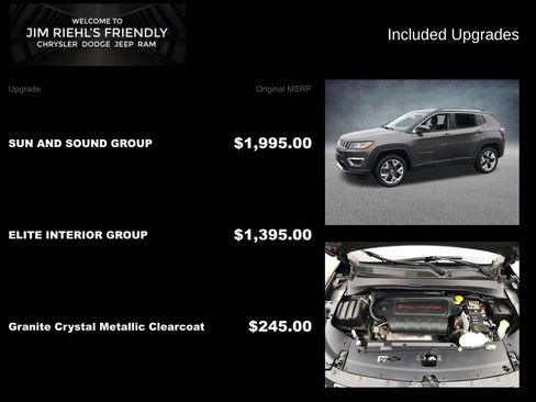 Certified 2021 Jeep Compass Limited w/ Sun and Sound Group image 11