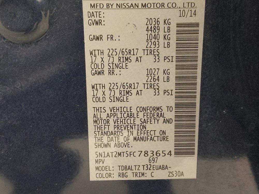 Used 2015 Nissan Rogue SV w/ SV Premium Package FWD image 33