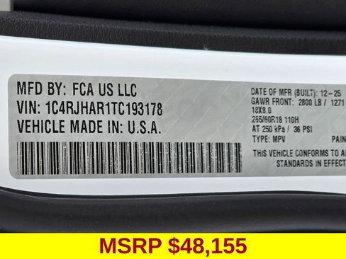 New 2026 Jeep Grand Cherokee Altitude AWD/4WD image 45