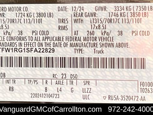 Used 2025 Ford F150 Raptor image 31