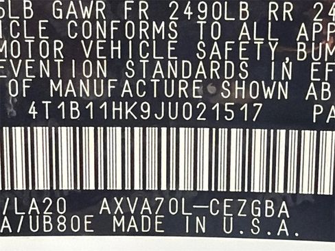 Used 2018 Toyota Camry XLE image 33