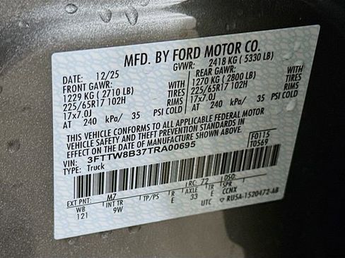 New 2026 Ford Maverick XL w/ Equipment Group 101A image 29