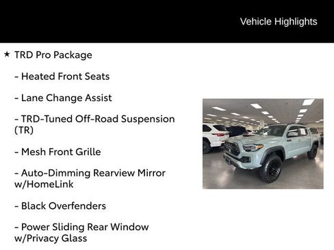 Certified 2021 Toyota Tacoma TRD Pro AWD/4WD image 8