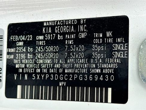 Used 2023 Kia Telluride EX w/ EX Captain's Chair Package image 26