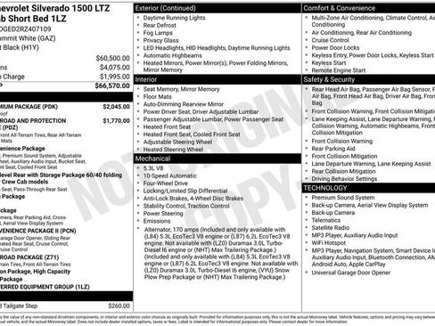 Used 2024 Chevrolet Silverado 1500 LTZ w/ LTZ Premium Package AWD/4WD image 24