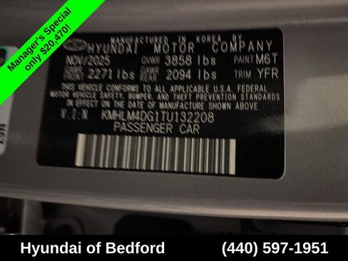 Certified 2026 Hyundai Elantra Sport FWD image 14