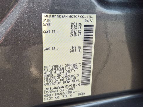 Used 2022 Nissan Altima 2.5 S FWD image 36