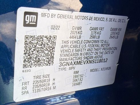 Certified 2022 Chevrolet Equinox RS w/ Infotainment Package FWD image 18