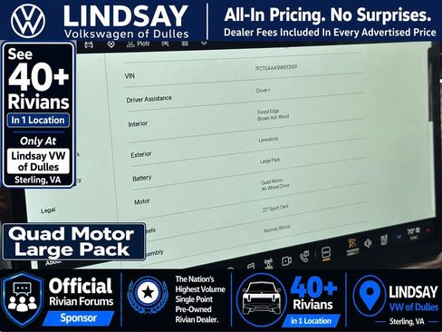Used 2022 Rivian R1T Adventure AWD/4WD image 26