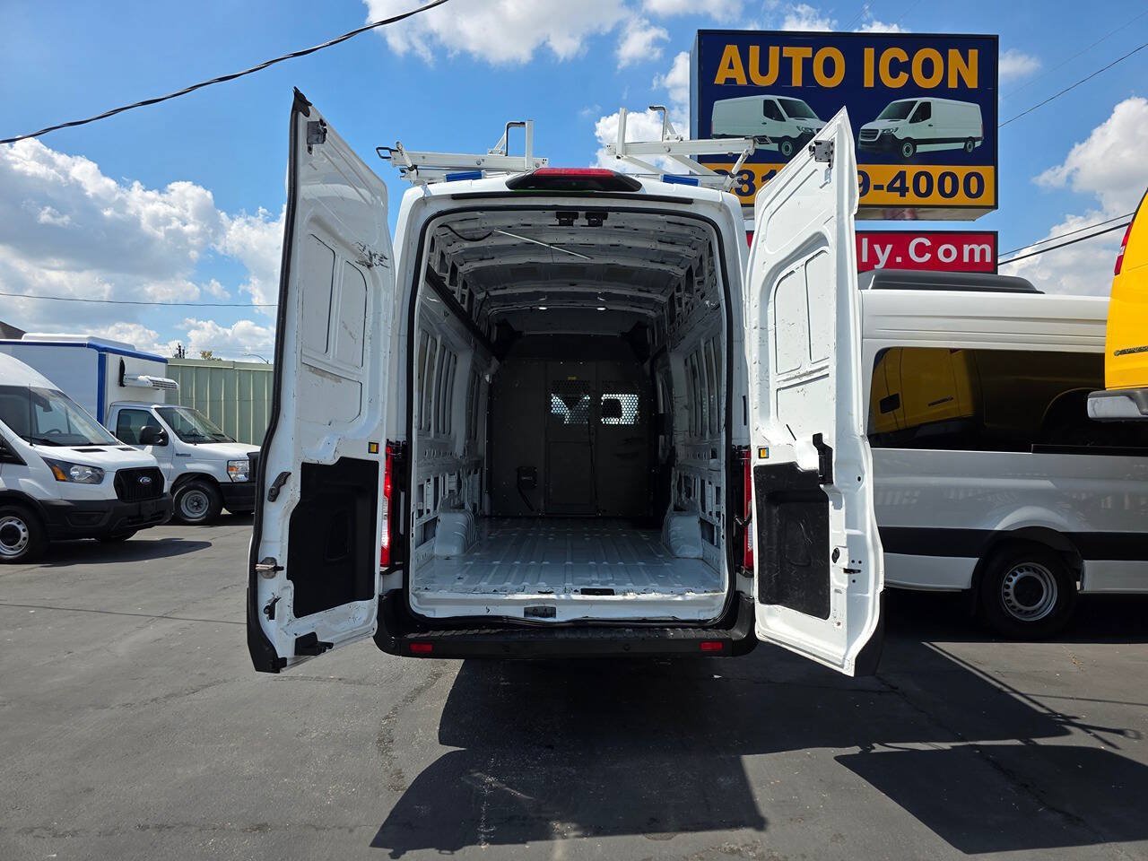 Used 2021 Ford Transit 350 148 High Roof Extended w/ Exterior Upgrade Package RWD image 12