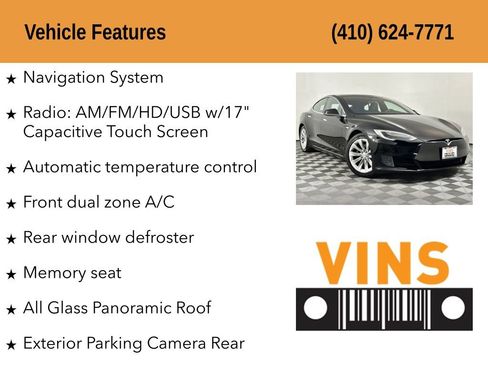 Used 2016 Tesla Model S 75D AWD/4WD image 5
