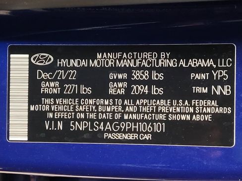 Used 2023 Hyundai Elantra SEL w/ Convenience Package FWD image 33
