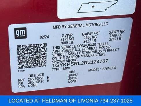 Used 2024 Cadillac Lyriq Luxury w/ Nappa Leather Package AWD/4WD image 10