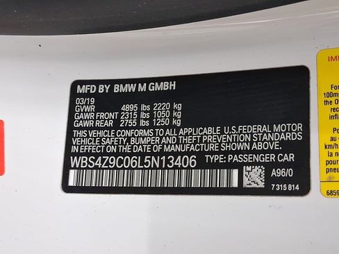 Used 2020 BMW M4 Convertible w/ Executive Package image 17