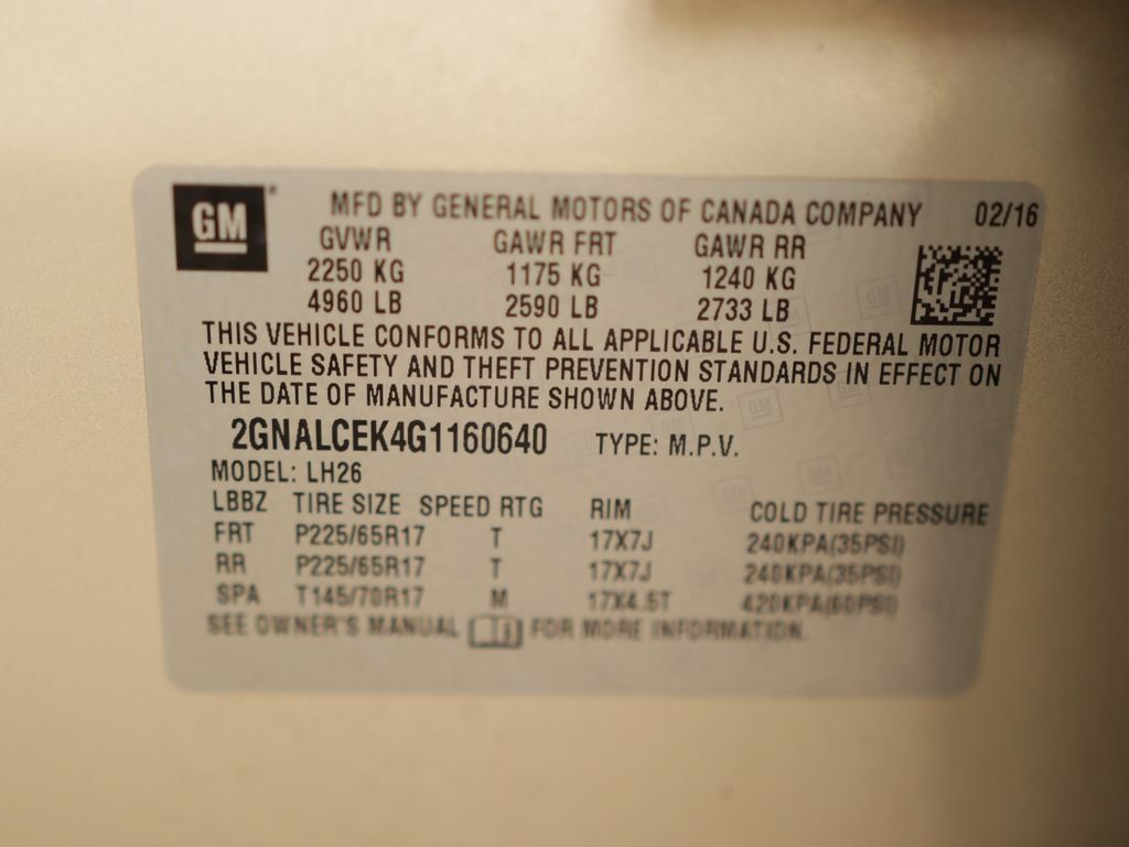 Used 2016 Chevrolet Equinox LT w/ Convenience Package FWD image 33