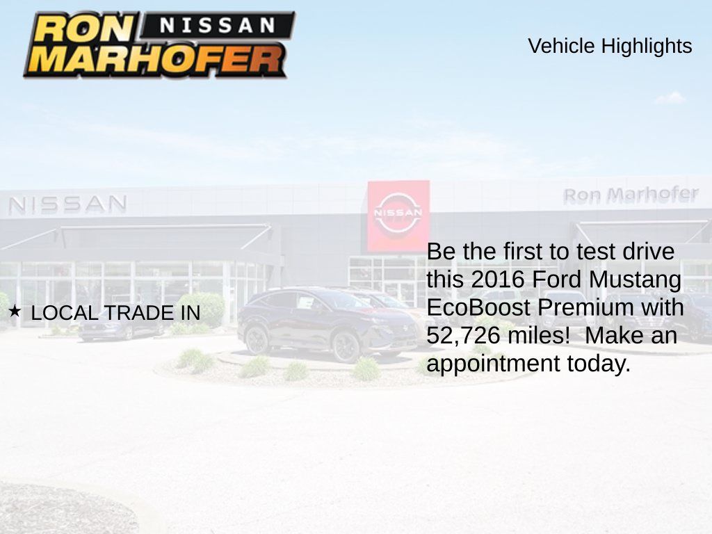 Used 2016 Ford Mustang Premium RWD image 2