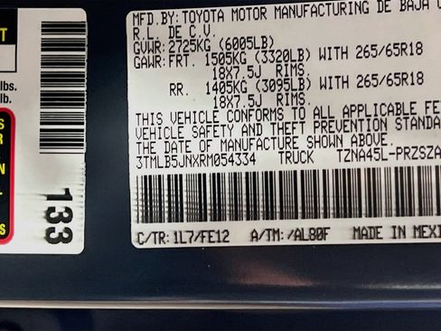 Certified 2024 Toyota Tacoma TRD Sport AWD/4WD image 27