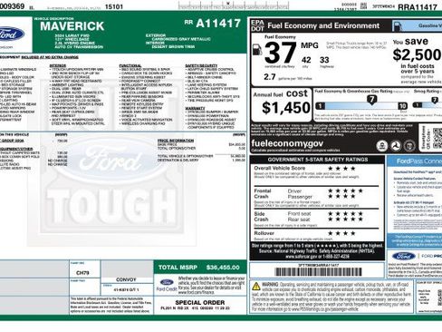 Used 2024 Ford Maverick Lariat FWD image 3