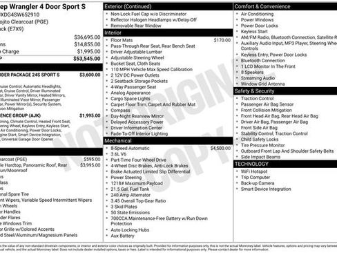 New 2025 Jeep Wrangler Sport S image 17