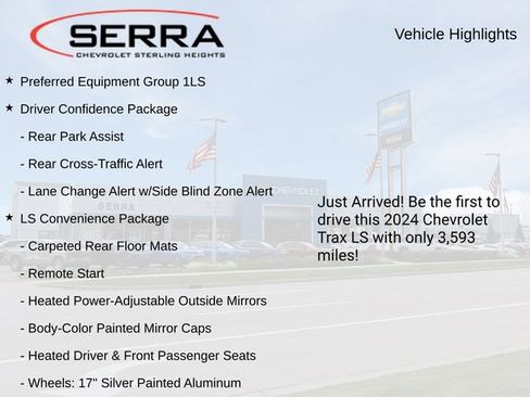 Used 2024 Chevrolet Trax LS w/ LS Convenience Package FWD image 3