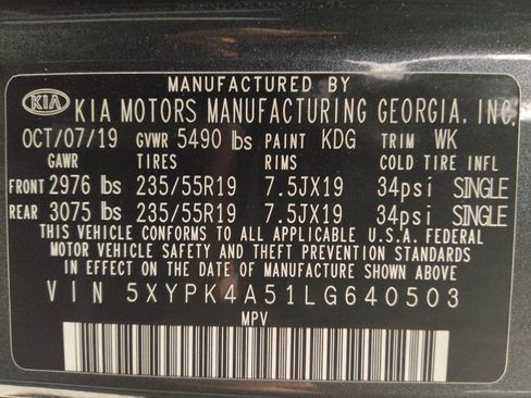 Used 2020 Kia Sorento SX FWD image 33