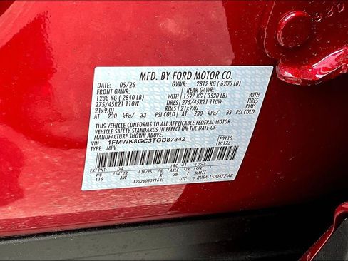 New 2026 Ford Explorer ST w/ Sun And Sound Package AWD/4WD image 8