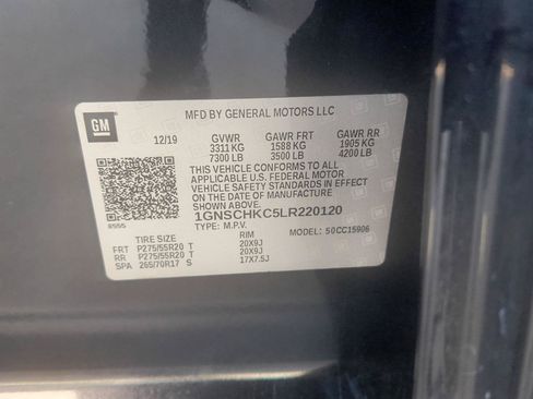 Used 2020 Chevrolet Suburban LT w/ Texas Edition Package RWD image 4