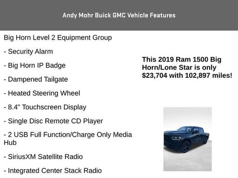 Used 2019 RAM 1500 Big Horn image 12