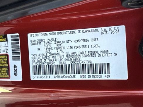 Used 2022 Toyota Tacoma SR w/ SX Package image 30