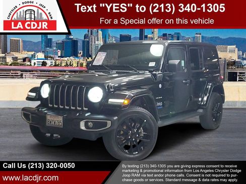 Used 2021 Jeep Wrangler Unlimited Sahara w/ Cold Weather Group image 1