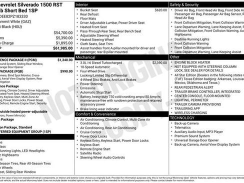Used 2023 Chevrolet Silverado 1500 RST w/ Convenience Package II AWD/4WD image 31