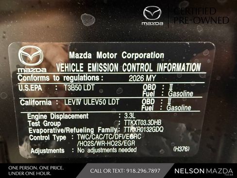 Used 2026 MAZDA CX-90 3.3 Turbo w/ Premium Sport Pkg AWD/4WD image 59