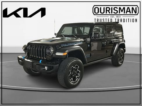Used 2023 Jeep Wrangler Unlimited Rubicon 4xe w/ Steel Bumper Group AWD/4WD image 2