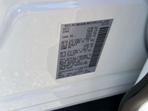 New 2026 Nissan Murano Platinum w/ Cargo Package AWD/4WD image 36