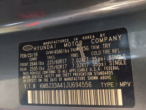 Used 2018 Hyundai Tucson SEL FWD image 33