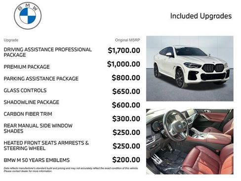 Certified 2022 BMW X6 M50i image 3
