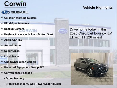Used 2025 Chevrolet Equinox EV LT w/ Convenience Package II AWD/4WD image 6