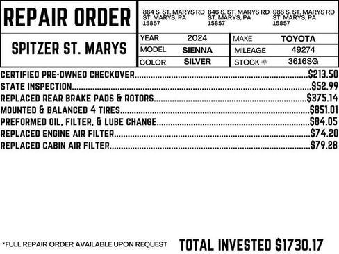 Used 2024 Toyota Sienna LE image 5