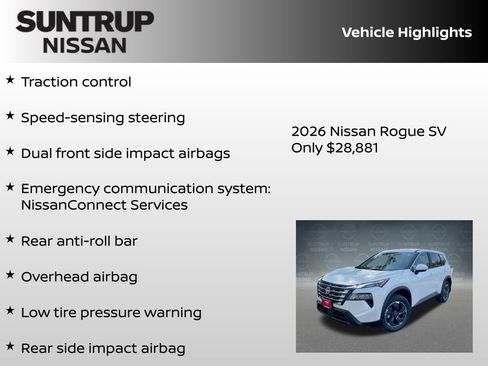 New 2026 Nissan Rogue SV w/ Cold Weather Package image 16
