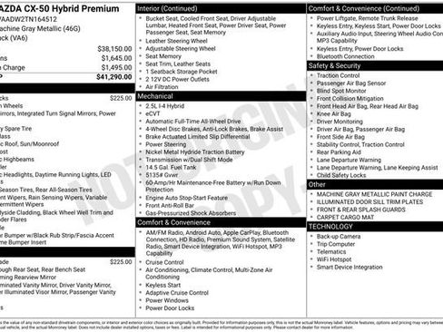 New 2026 MAZDA CX-50 AWD 2.5 Hybrid w/ Premium Pkg image 9