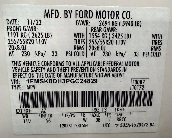 Certified 2023 Ford Explorer XLT w/ Equipment Group 202A AWD/4WD image 24