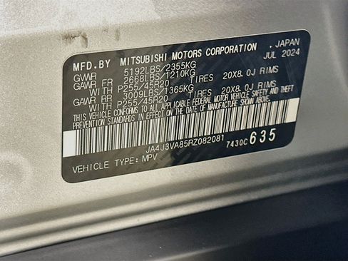 Used 2024 Mitsubishi Outlander SE FWD image 12