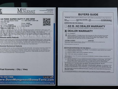 Used 2016 Ford F250 Lariat w/ Lariat Ultimate Package image 22