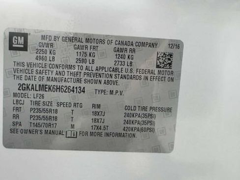 Used 2017 GMC Terrain SLE FWD image 34