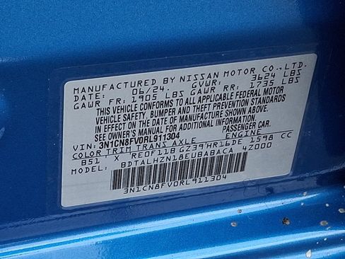 Used 2024 Nissan Versa SR FWD image 26